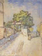 Vincent Van Gogh The Entrance of a Belvedere (nn04) oil painting artist